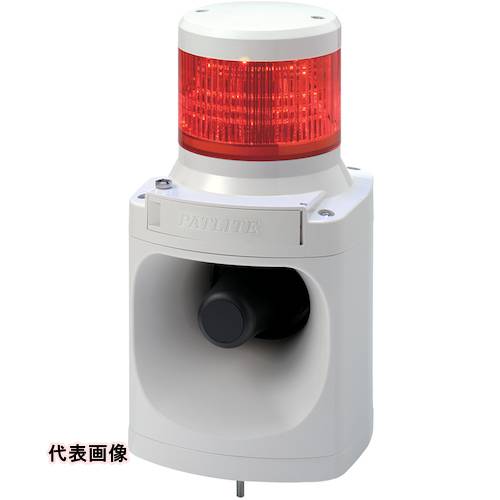 PATLITE LED積層信号灯付き電子音報知器 [LKEH-102FA-Y] 販売単位：1 送料無料｜ルーペスタジオ