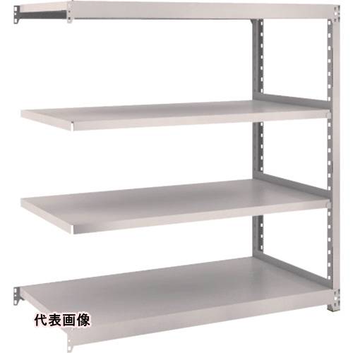 TRUSCO トラスコ中山 スチールラック M2型軽中量棚 1160×880×H1200 4段 連結 ネオグレー [M2-4494B NG] M24494B 販売単位：1 送料無料