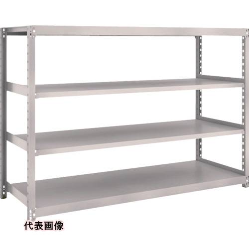 TRUSCO トラスコ中山 スチールラック M2型軽中量棚 1760&times;880&times;H1200 4段 単体 ネオグレー [M2-4694 NG] M24694 販売単位：1 送料無料｜ルーペスタジオ