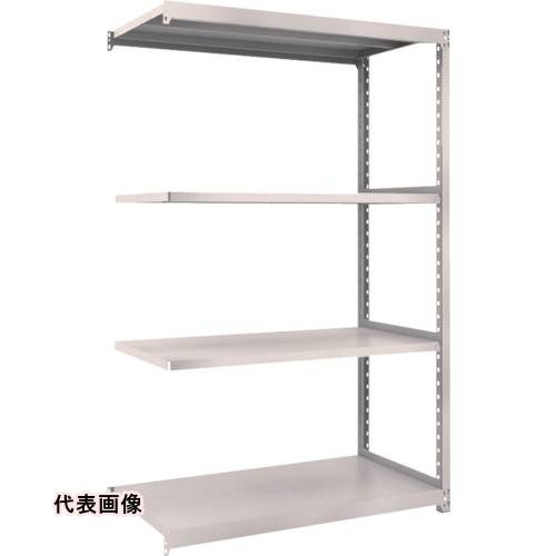 TRUSCO トラスコ中山 スチールラック M2型軽中量棚 1160X600XH2100 4段 連結 ネオグレー [M2-7464B NG] 販売単位：1 送料無料 20,137円