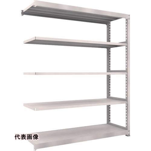 TRUSCO トラスコ中山 スチールラック M5型中量棚 900X571XH2400 5段 連結 ネオグレー [M5-8365B NG] 販売単位：1 送料無料｜ルーペスタジオ