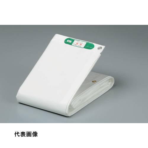 萩原 ターピー PE防炎シート ホワイト 3.6m&times;5.4m [PEBO-D3654] 販売単位：1 送料無料｜ルーペスタジオ