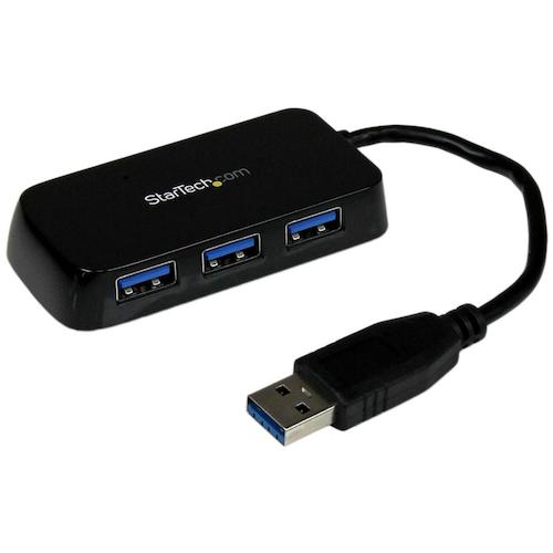 StarTech USBハブ/USB 3.0/USB-A - 3x USB-A/バスパワー/ブラック [ST4300MINU3B] ST4300MINU3B 販売単位：1 送料無料｜ルーペスタジオ