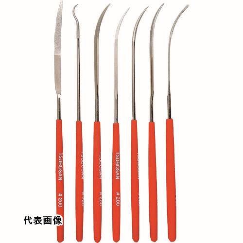 ツボサン ダイヤモンドヤスリ 片コテ7種セット #400 [TDST40J] 販売単位：1 送料無料