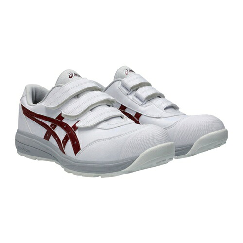 ASICS ウィンジョブ CP311 ホワイト×ビートジュース 25.0cm [1273A110.100-25.0] 1273A110.10025.0 販売単位：1 送料無料