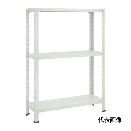 TRUSCO トラスコ中山 スチールラック 軽量棚開放型 1500X450XH1500 3段 ネオグレー [55X-13 NG] 販売単位：1 送料無料｜ルーペスタジオ