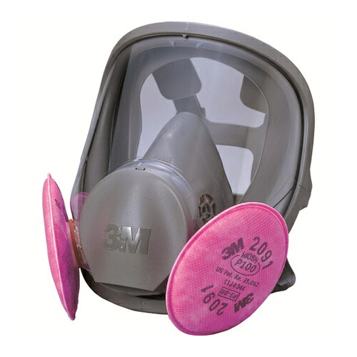 3M 取替式防じんマスク 6000F/2091-RL3 Mサイズ [6000F/2091-RL3M] 6000F2091RL3M 販売単位：1 送料無料｜ルーペスタジオ