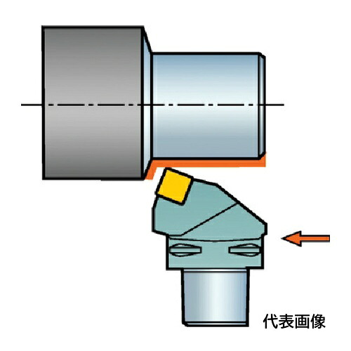 SANDVIK コロマントキャプト T-Max P用カッティングヘッド(410) [C8-PSRNR-45080-25] 販売単位：1 送料無料