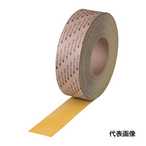 3M 3M セーフティ・ウォーク 滑り止めテープ タイプA 黄 100mmX18m 凹凸面・平面両用 [A YEL 100X18] 販売単位：1 送料無料