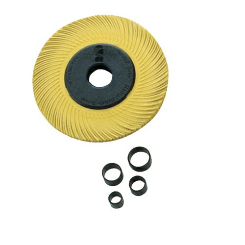 3M ラジアル・ブリッスルブラシ #80相当 黄 152.4mm [BR BRSH TC 80 6] 販売単位：1 送料無料
