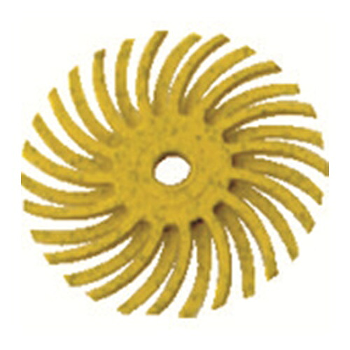 3M ラジアル・ブリッスルディスク #80相当 黄 25.4mm [BR DISC 80 1X1/8] BRDISC801X18 24セット 送料無料｜ルーペスタジオ