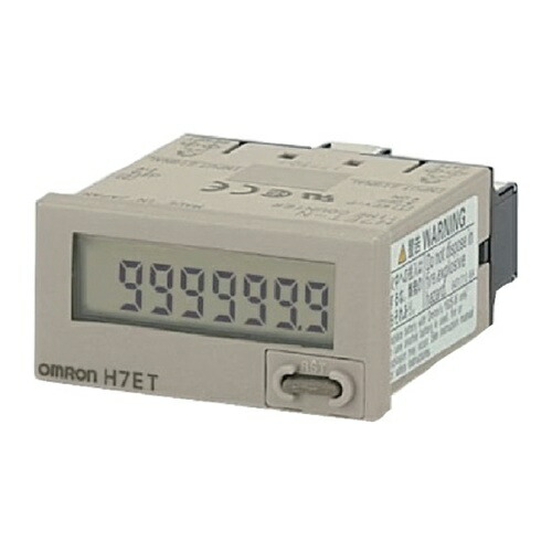 OMRON 小形タイムカウンタ 7桁 電圧入力 [H7ET-NV1] H7ETNV1 販売単位：1 送料無料