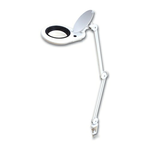 SK アーム式LED拡大鏡 4倍 φ140mm [LS4-150A] LS4150A 販売単位：1 送料無料