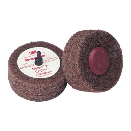 3M ロロック CPD5 75mm #180相当 茶 [ROLOC CPD5 AM 3IN] 10セット 送料無料 26,797円
