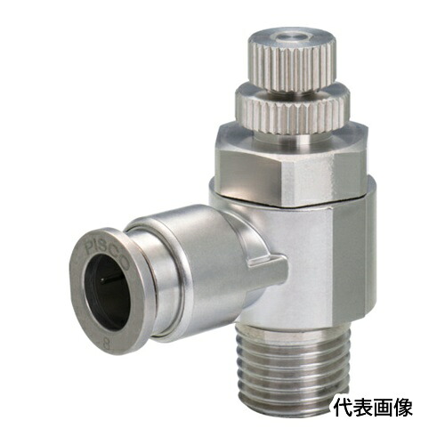 PISCO スロットルバルブSUS316 [SSJNC4-01] SSJNC4-01 販売単位：1 送料無料