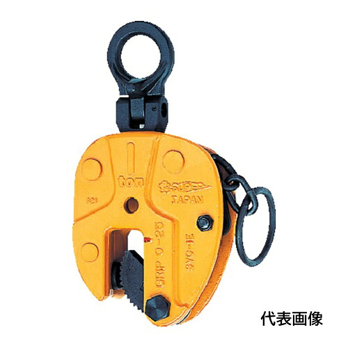 スーパー タテ吊クランプ 自在型ロックハンドル式 細目仕様 基本使用荷重1t(RFIDチップ搭載/S・M・A・Я・T管理アプリ対応) [SVC1ENRF] SVC1ENRF 販売単位：1 送料無料