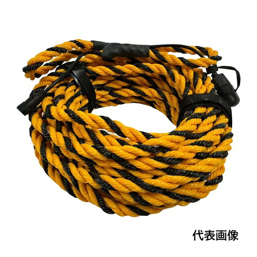 仙台銘板 標識ロープ 光るトラロープ ピカくん 緑 10m [TRP-10-G] TRP10G 販売単位：1 送料無料｜ルーペスタジオ