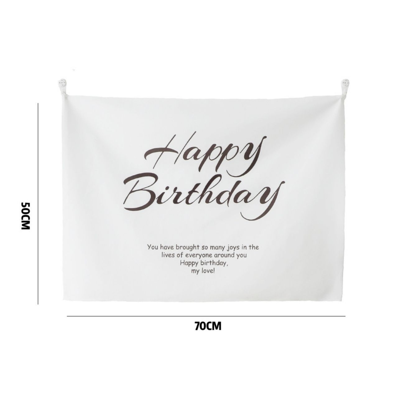 タペストリー 壁掛け おしゃれ 誕生日 熱販売 飾り付け ナチュラルでおしゃれ ハッピー バースデー Happy Birthday 飾り ウォール 1歳 デコレーション 可愛い フォト パーティー メール便送料無料 ハーフバースデー 2歳 白 シンプル