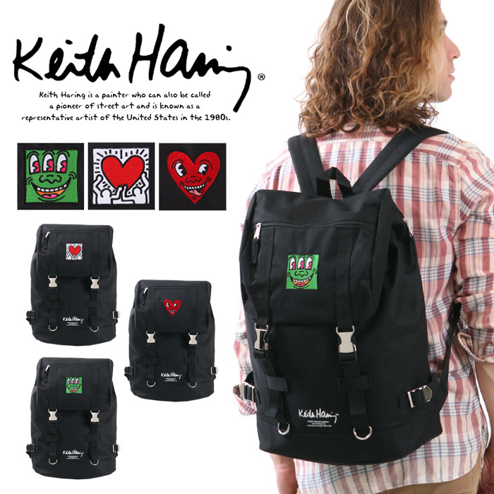 楽天市場】【送料無料】 リュック Keith Haring キースヘリング