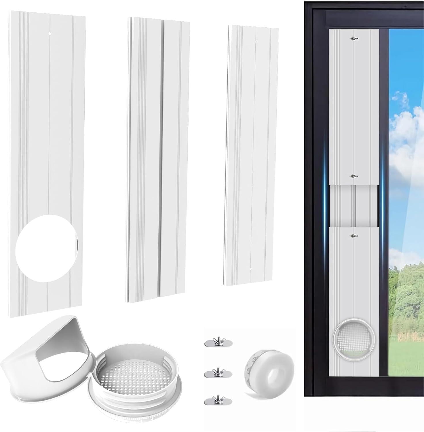 窓用エアコン ホワイト 排気ダクト付き Amazon.co.jp: 窓用ダクトパネル エアコン用排気口 フロント