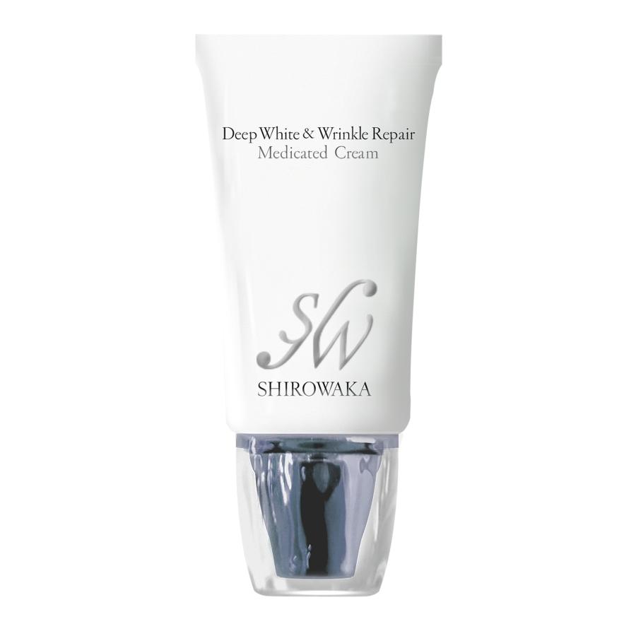 SHIROWAKA メディケイテッドクリーム＆下地セット 楽天市場】シロワカ ディープホワイト＆リンクルリペア