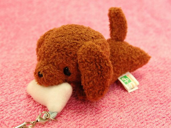ぱっくんclubわんこ携帯ストラップ チワワ サイズ:7cm Love Journey