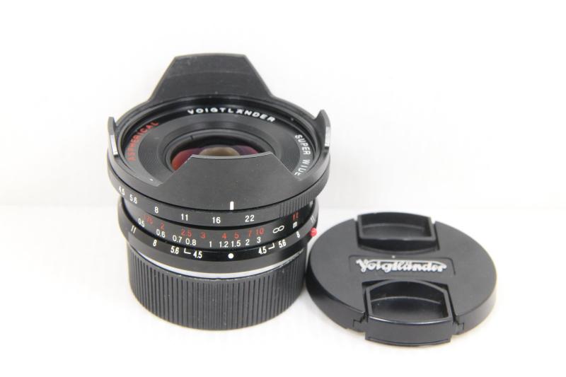 【中古】Voigtlander スーパーワイドヘリアー15粍 f/4.5 Mマウント水晶体 - 黒いこと
