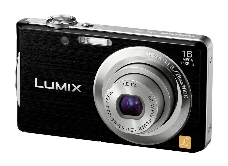 【中古】パナソニック デジタル写真機 LUMIX FH5 黒いこと DMC-FH5-K