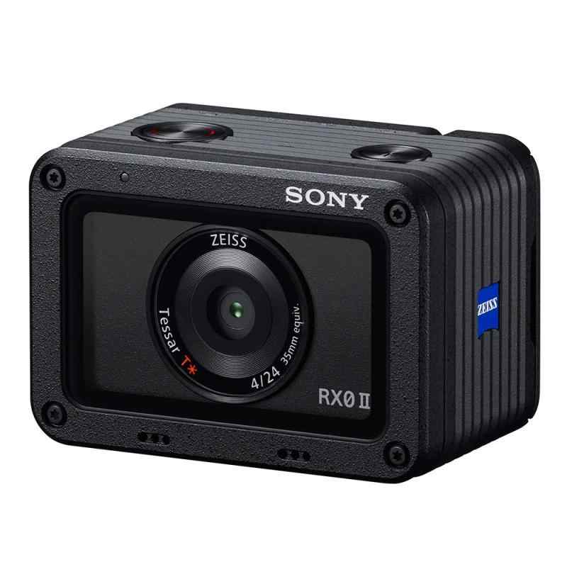 【中古】SONY(ソニー) コンパクトデジタルカメラ Cyber-shot RX0II ブラック 1.0型積層型CMOSセンサー 180度チルト可動式液晶モニター 防水・防塵性能 4K動画撮影 DSC-RX0M2｜京都LaVIE店