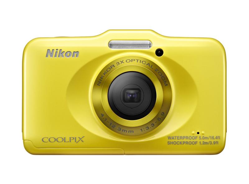 【中古】Nikon デジタル写真機 COOLPIX S31 雨合羽5m 耐衝撃1.2m 黄色 S31YW