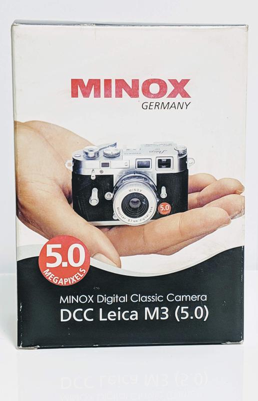 【中古】MINOX デジタル写真機 ミノックス DCC Leica M3 (5.0) 500万絵素 60302当店引き請ける30昼日なか 一般受け真似形 高画質 売れ筋