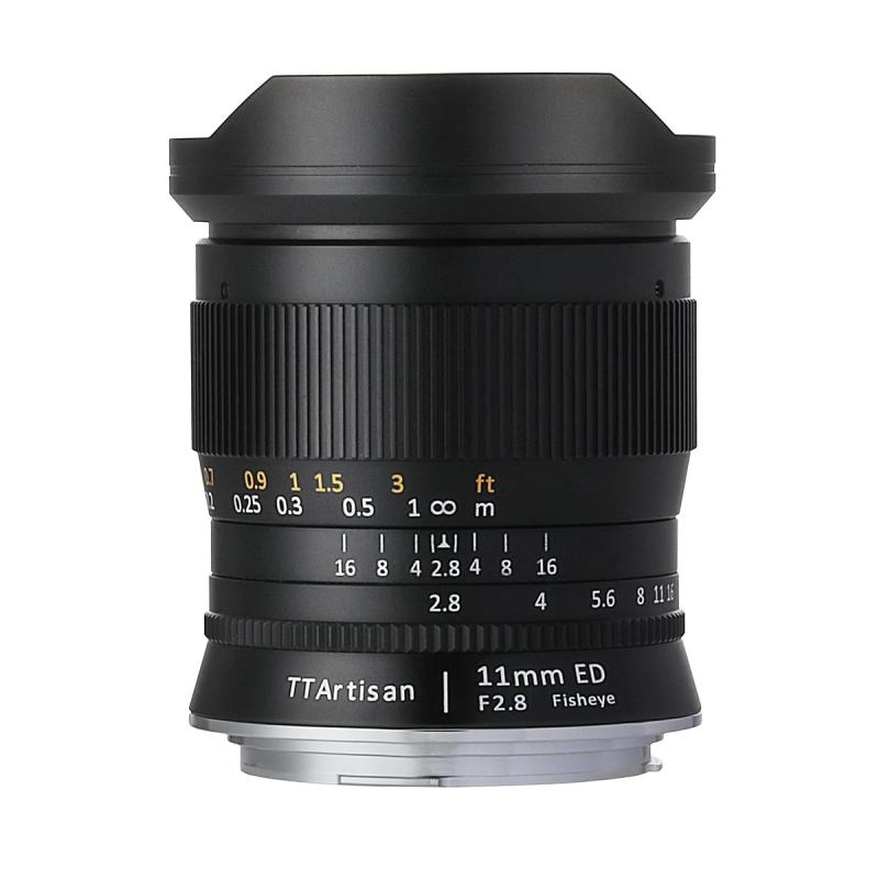 【中古】TTArtisan 11mm f/2.8 Fisheye ED RFマウント EOS-R レンズ 銘匠光学 2年