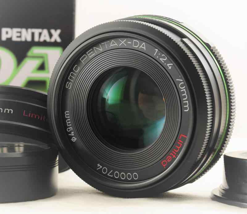 【中古】PENTAX リミテッドレンズ 望遠単興味の中心水晶体 DA70mmF2.4Limited Kマウント APS-C大きさ 21620