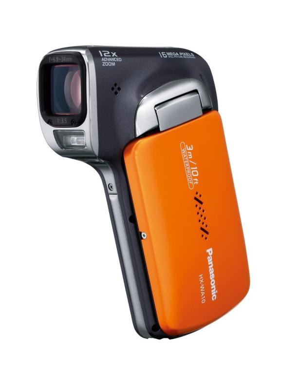 【中古】パナソニック 防水デジタルムービーカメラ WA10 サンシャインオレンジ HX-WA10-D当店保証30日間 人気モデル 高画質 売れ筋|京都LaVIE店