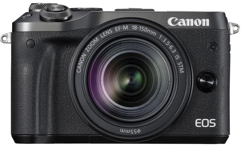 【中古】Canon 鏡鑑受け答え一眼写真機 EOS M6 水晶体一揃いの道具(黒いこと) EF-M18-150粍 F3.5-6.3 IS STM属する EOSM6BK-18150ISSTMLK 鏡鑑受け答え 一眼一眼レフ デジタル写真機 取り替えっこ水晶体 中古