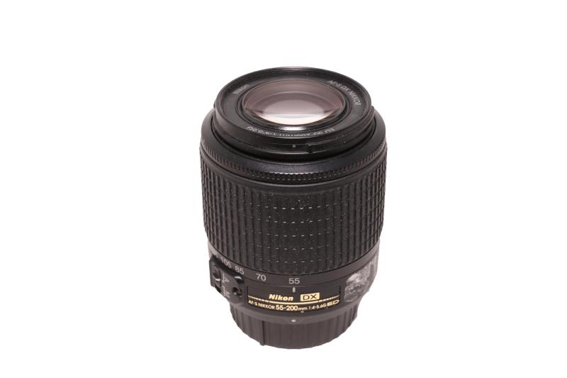 【中古】Nikon 望遠望遠レンズ AF-S DX VR Zoom Nikkor ED 55-200粍 f/4-5.6G ニコンDX初期化専用