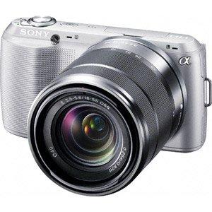 【中古】SONY ミラーレス一眼レフα NEX-C3 ズームレンズキット シルバー NEX-C3K/S｜京都LaVIE店