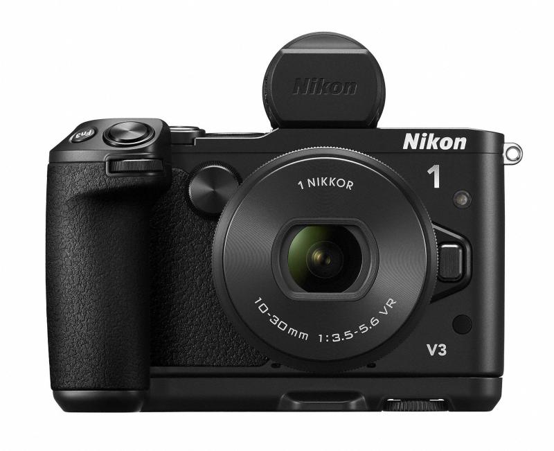 【中古】Nikon ミラーレス一眼Nikon 1 V3 プレミアムキット ブラック|京都LaVIE店