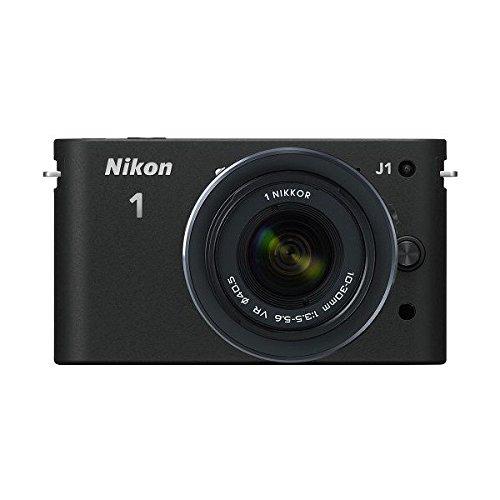 【中古】Nikon 鏡鑑受け答え一眼写真機 Nikon 1 (ニコン壱) J1 (ジェイワン) 上半身 黒いこと N1 J1 BK