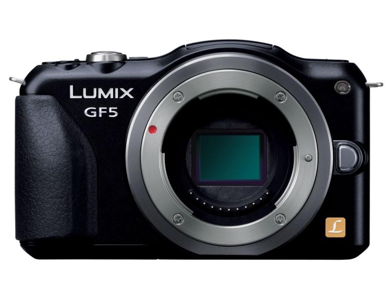 【中古】パナソニック(Panasonic) 鏡鑑受け答え一眼写真機 ルミックス GF5 上半身 1210万絵素 肝ったま黒いこと DMC-GF5-K
