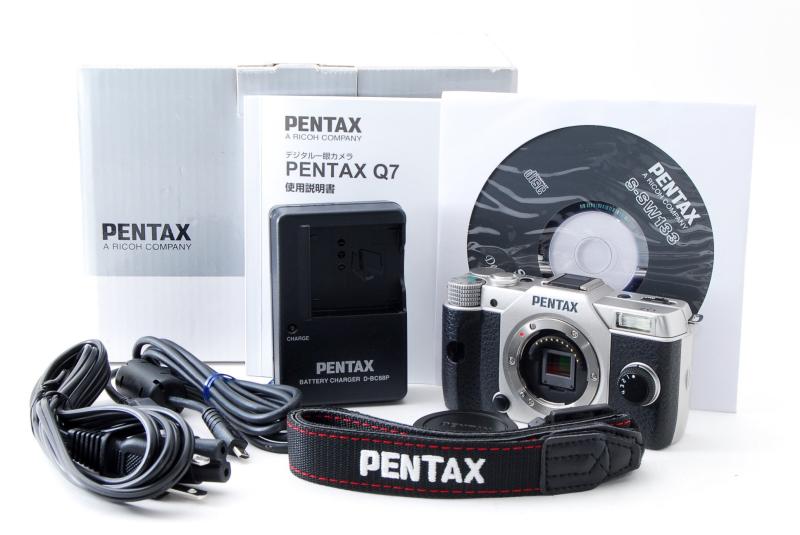 【中古】PENTAX ミラーレス一眼 Q7 ボディ シルバー Q7 SILVER BODY KIT 11511当店保証30日間 人気モデル 高画質 売れ筋