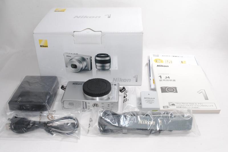 【中古】Nikon ミラーレス一眼 Nikon1 J4 シルバー J4HPLKSL ボディのみ当店保証30日間 人気モデル 高画質 売れ筋