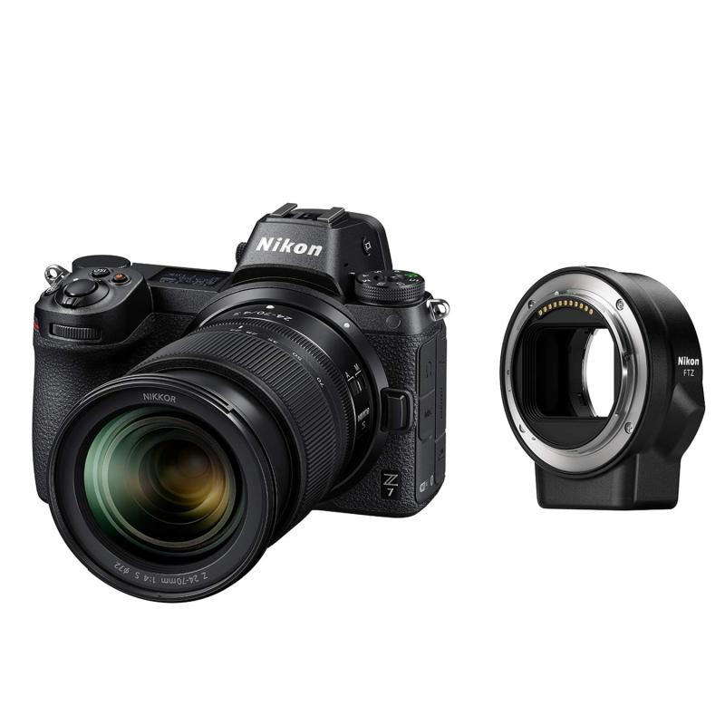 【中古】Nikon 鏡鑑レスカメラ 一眼 Z7 24-70+FTZマウントアダプターキット Z7LK24-70FTZKIT カメラ・ビデオカメラ・光学機器-デジタルカメラ-ミラーレス一眼カメラ