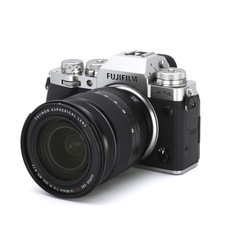 【中古】富士フイルム(FUJIFILM) ミラーレス一眼カメラ X-T4レンズキット シルバー X-T4LK-1680-S｜京都LaVIE店