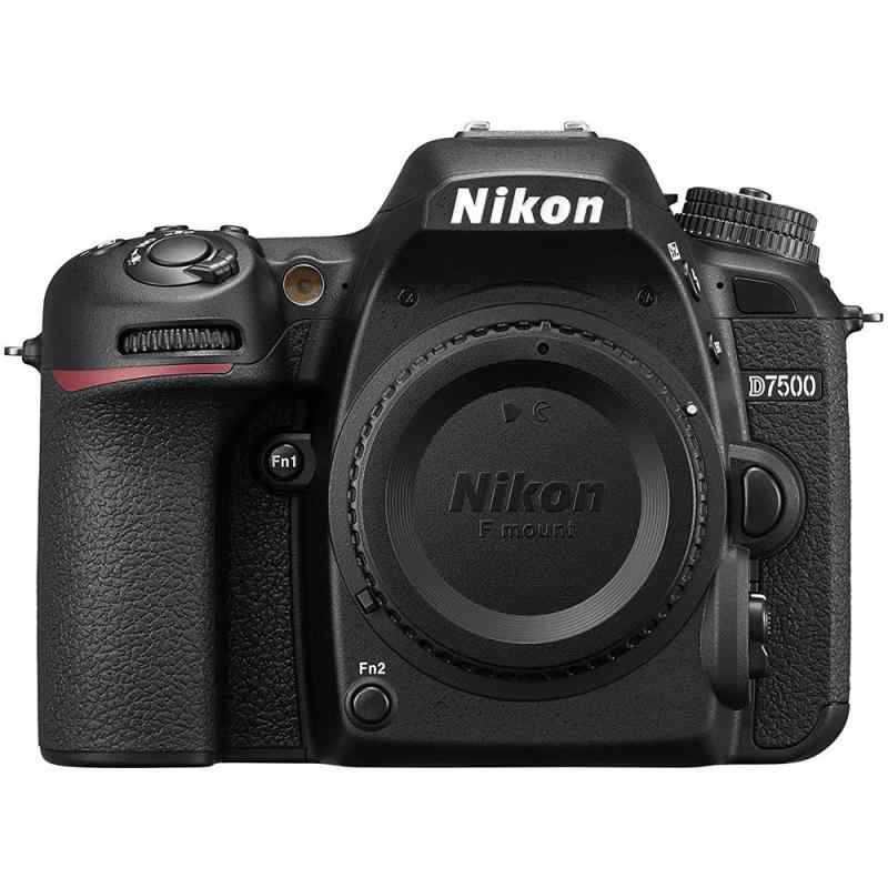 【中古】Nikon デジタル一眼二眼レフ写真機 D7500 上半身 黒いこと