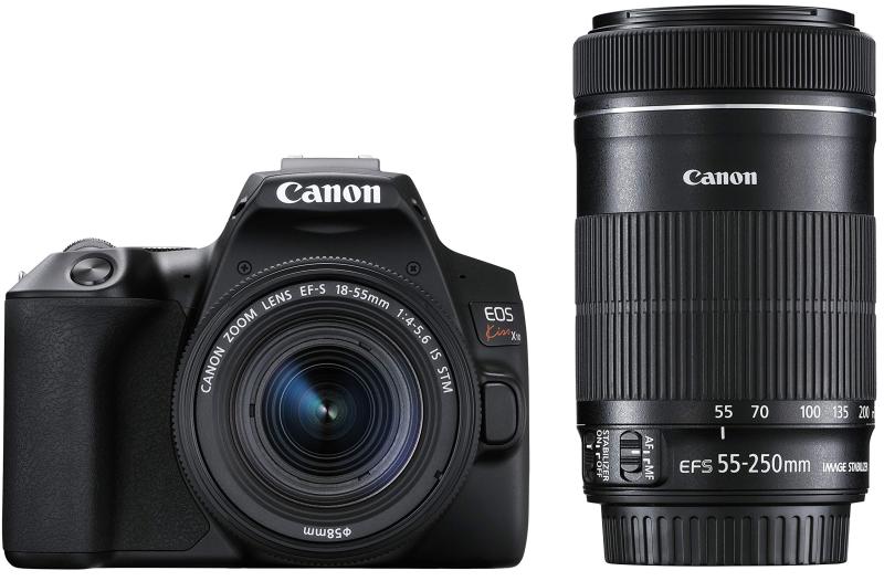 【中古】Canon デジタル一眼一眼レフ写真機 EOS Kiss X10 ダブルズームキット 黒いこと EOSKISSX10BK-WKIT当店引き請ける30昼日なか 一般受け真似形 高画質 売れ筋