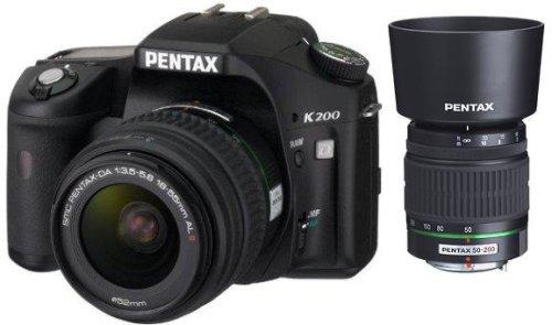 【中古】PENTAX デジタル一眼二眼レフ写真機 K200D ダブルズームキット