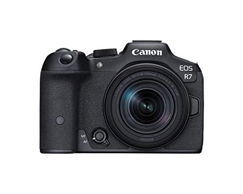 【中古】キヤノン EOS R7 RF-S18-150 IS STM 水晶体一揃いの道具当店引き受ける30昼日なか 一般受け青写真 高画質 売れ筋