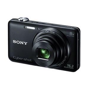 【中古】SONY デジタル写真機 Cyber-shot WX60 1620万絵素 光学8倍 黒いこと DSC-WX60-B