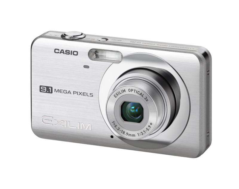 【中古】CASIO デジタル写真機 EXLIM ZOOM EX-Z85 しろがね色 EX-Z85SR当店引き請ける30昼日なか 一般受け真似形 高画質 売れ筋